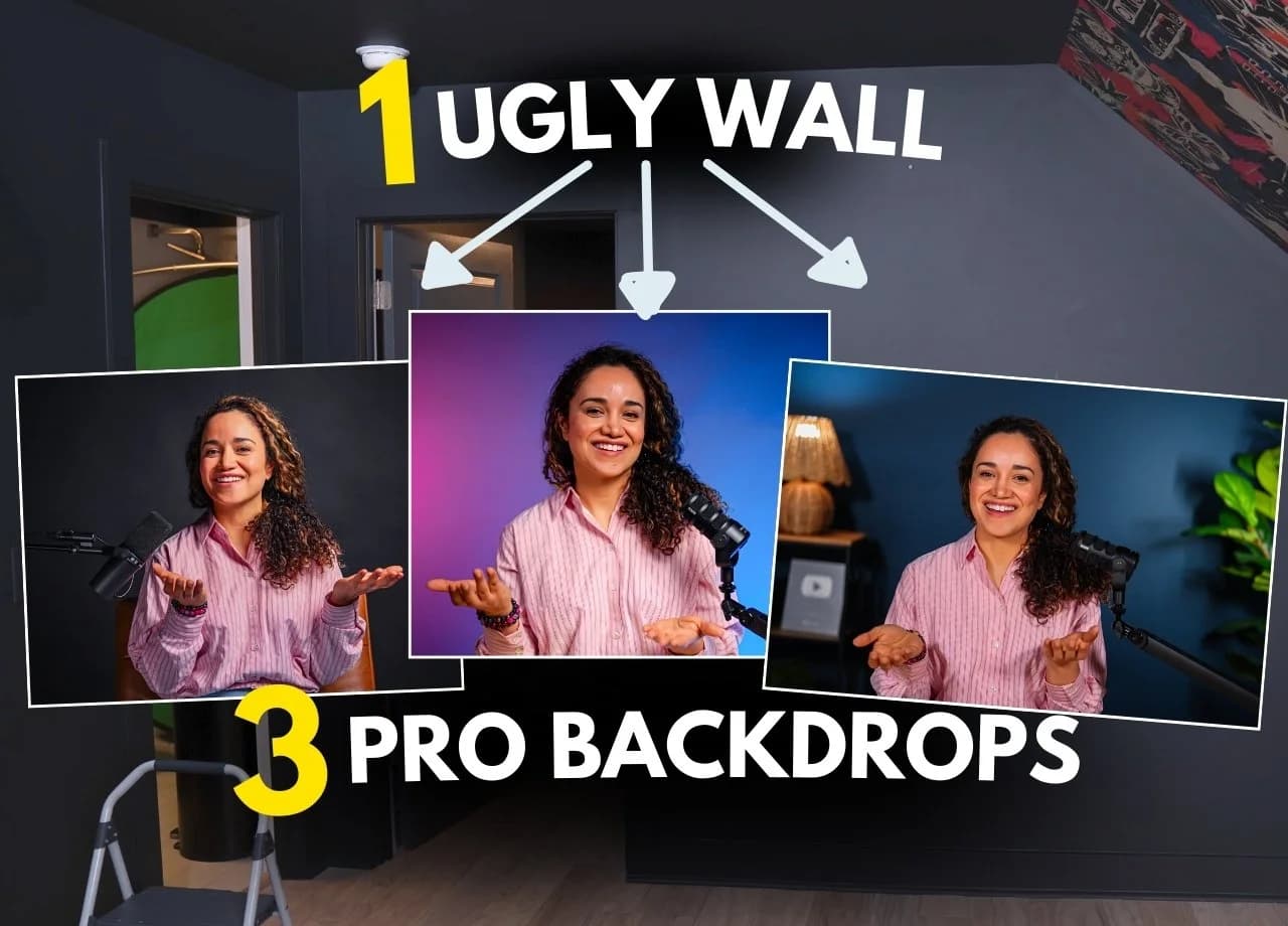 3 Home Podcast Studio Background Ideas for Tiny Spaces