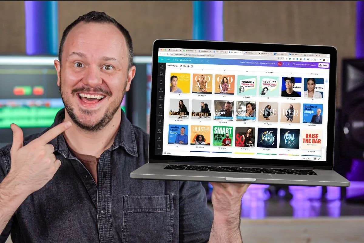 How to Make a Podcast Cover on Canva