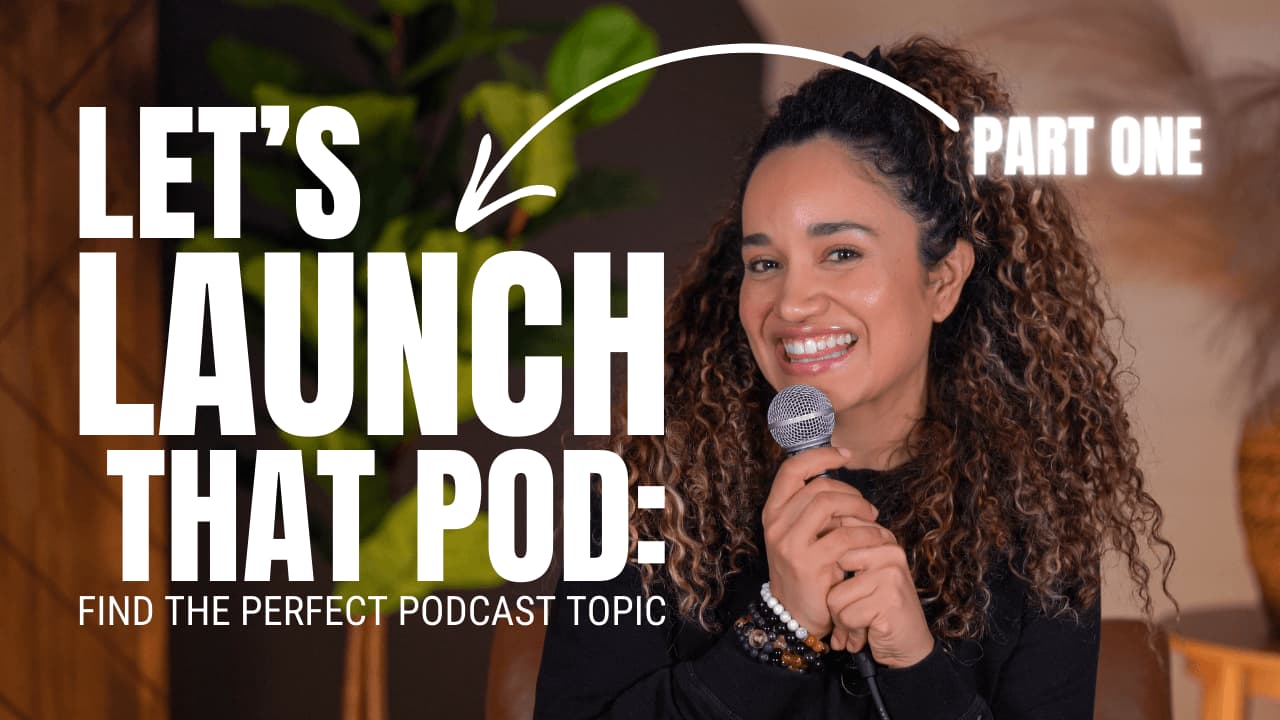 Podcasting for Beginners: Find the Perfect Podcast Topic in 4 Easy Steps, original studio photograph