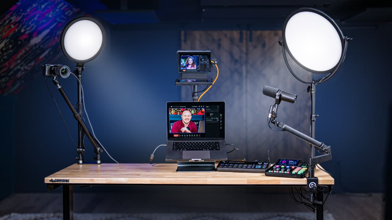 How to Build a Rolling Podcast & YouTube Desk (That Might Even Impress Your Wife)