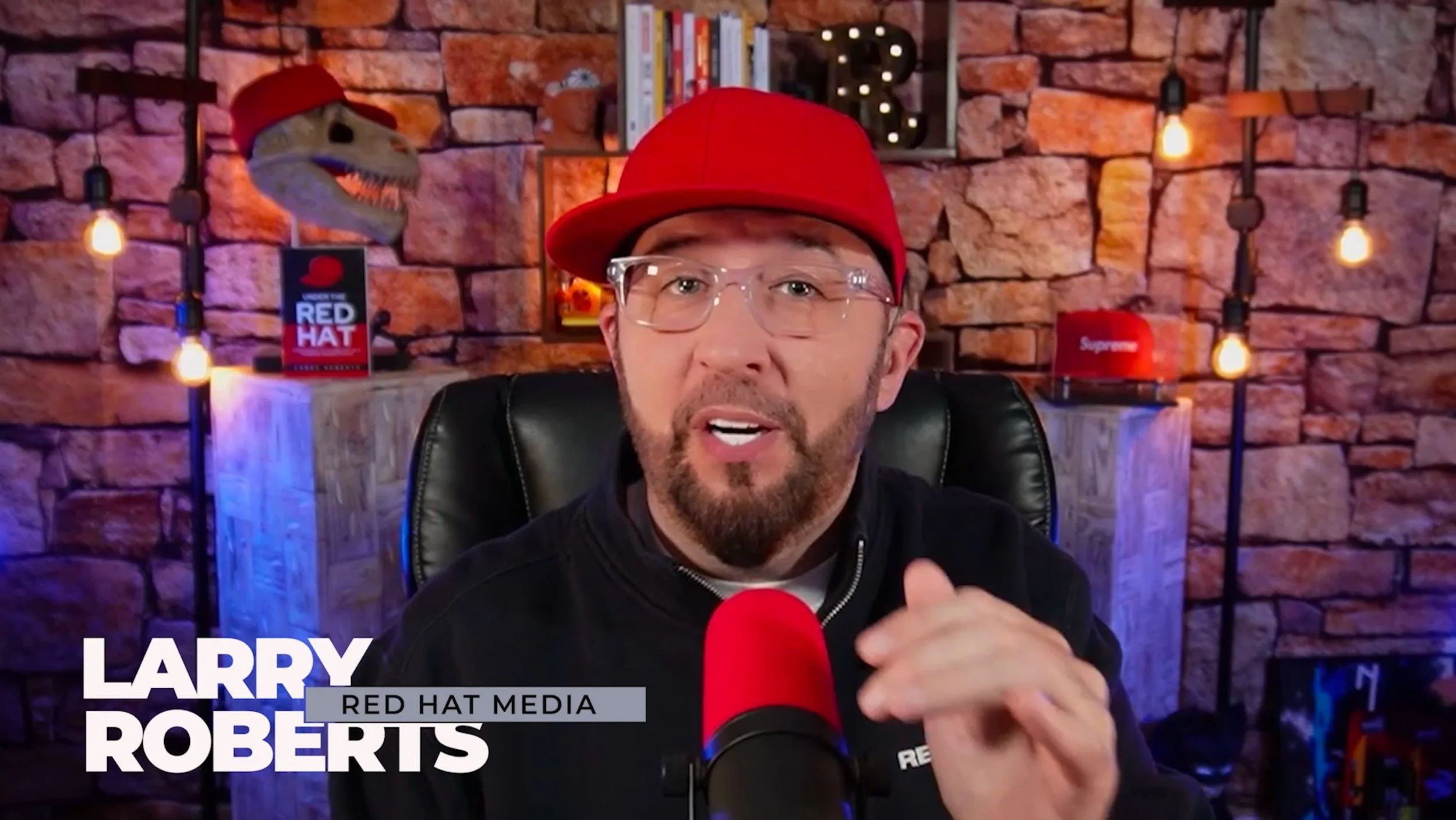 Larry Roberts, Red Hat Media, original studio demonstration